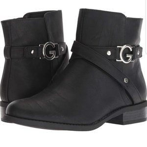 NWT. G by Guess Hoda Ankle Boots. Black